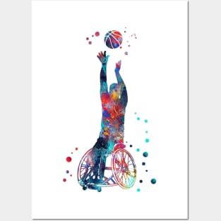 Wheelchair basketball Posters and Art